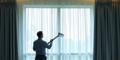Commercial curtain stain removal service wongawallan hotels offices restaurants