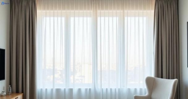 Freshly steam cleaned curtains in wongawallan QLD