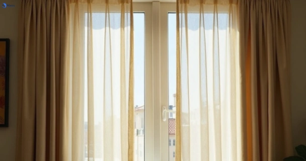 Dusty and dull curtains in wongawallan before steam cleaning